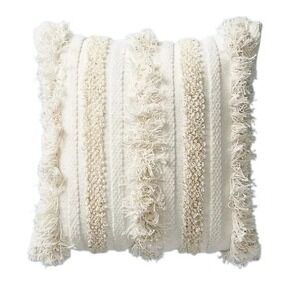 Anthropologie Textured Indira Woven & Sequin Pillow Case 20x 20